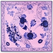 Ginori Oriente Italiano Azalea Square Serving Plate Set / 2